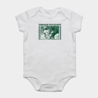 Townes Van Zandt \/\/\ Retro Fan Art Design Baby Bodysuit